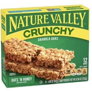 Nature Valley bar box